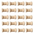 thumbnail image 2 of 20 Pieces Yarn Coil Wood Spool Decor Spool Bobbin For Crafting,, 2 of 8