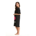 thumbnail image 2 of Just Love Short Sleeve Nightgown Sleep Dress for Women (Black - I Love Jesus, 1X), 2 of 3