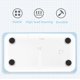 thumbnail image 4 of Báscula de baño portátil mini con dibujos animados, báscula electrónica, báscula digital LCD, báscula de peso corporal, báscula de embarque inteligente, carga, color blanco, 4 of 5