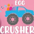 thumbnail image 3 of CafePress - Cute Easter Egg Crusher Monster Truck Boys T Shirt - Men's Fitted T-Shirt, 3 of 4