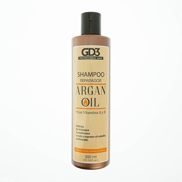 Shampoo reparador GD3 con Aceite de Argán 300 ml