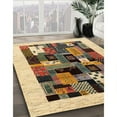 thumbnail image 2 of Ahgly Company Indoor Rectangle Contemporary Sangria Brown Abstract Area Rugs, 7' x 10', 2 of 6