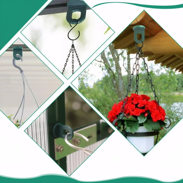 Bewildely Las cortinas del invernadero hicieron clips de fijación plásticos fáciles para la resistencia a la corrosión fáciles de instalar Jardín y Patio 50 pcs