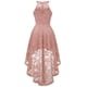 thumbnail image 2 of Vestido Dressystar Halter de encaje para cóctel, invitada a boda, mujer, 2 of 7