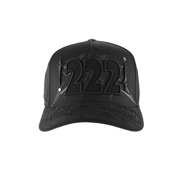 GORRA JC HATS NUMEROS ANGELICALES 222 BLACK UNITALLA