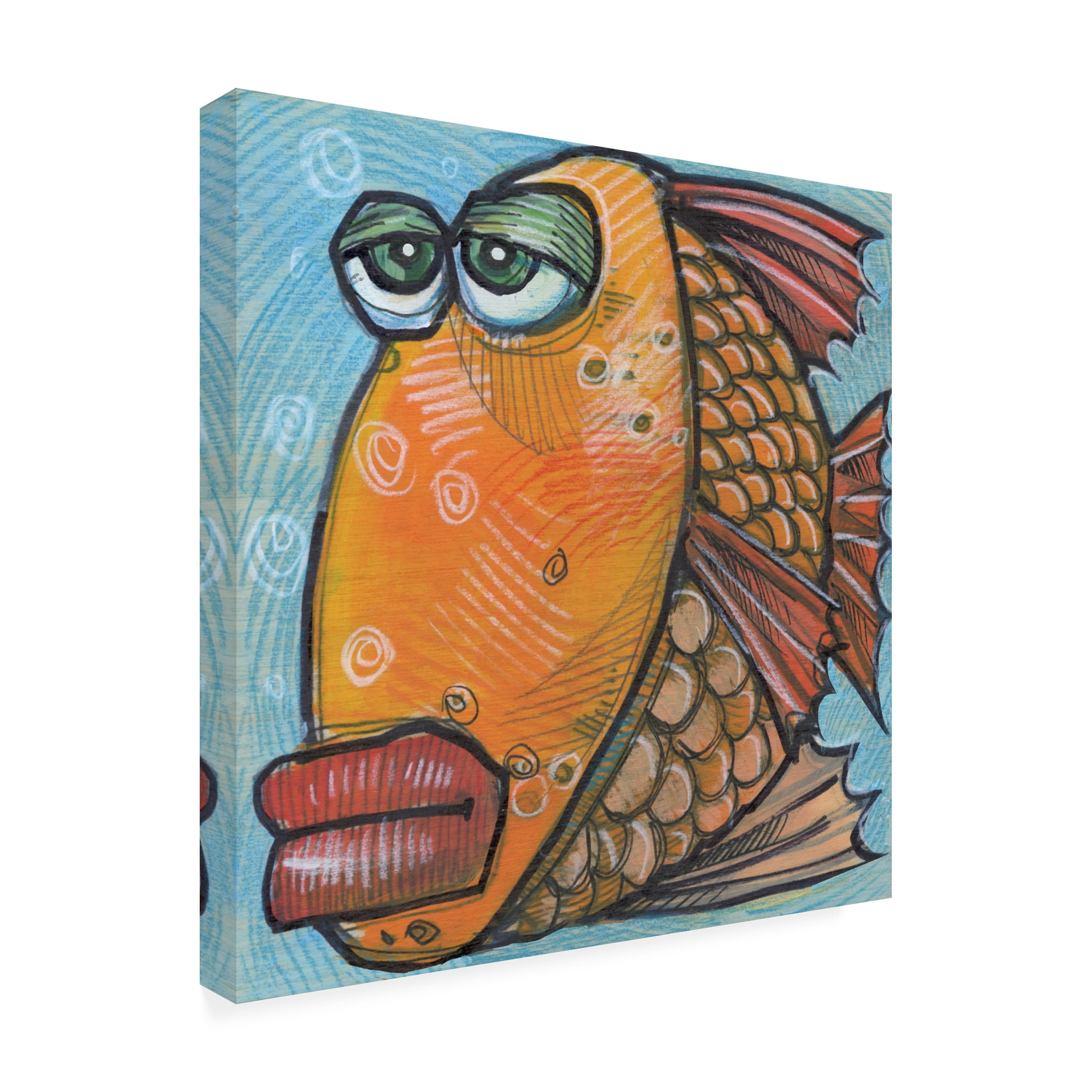 Tim Nyberg 'Fish 10 2019' Canvas Art