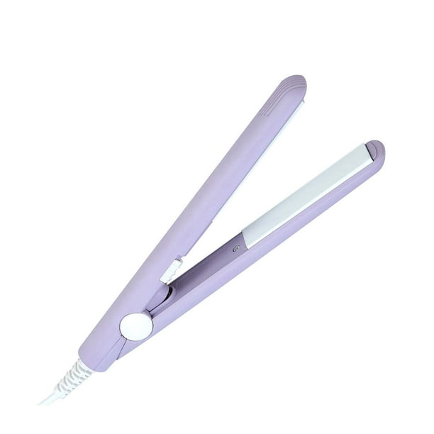 Ejoyous Plancha De Pelo, Mini Plancha De Pelo Portátil 2 En 1, 190 Grados Celsius Temperatura Constante Placa De Cerámica Turmalina Belleza Plancha Rizador De Calefacción