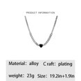 thumbnail image 3 of Baroque Heart Pendant Necklace Love Necklace Chain Thick Necklace for Women and Teen Girl, 3 of 4