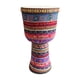 thumbnail image 5 of Djembe Tambor de ritmo Juguete portátil educativo temprano de PVC Tambor de mano profesional para Púrpura, 5 of 9