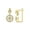 10K Yellow Gold, variant on FINE JEWELRY Sterling Silver Diamond Fashion Earrings (1/2 cttw, I2-I3 Clarity, I-J Color)