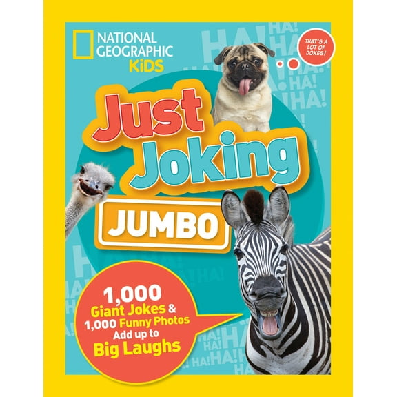 Pre-Owned Just Joking: Jumbo: 1,000 Giant Jokes & 1,000 Funny Photos Add Up to Big Laughs (Paperback) 1426328796 9781426328794