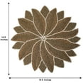 thumbnail image 7 of Gold Beaded Placemats Set of 8 for Dining Coffee Table Scratch Heat Stain Resistant Charger Kitchen Decor Durable Tablemats - Fall Autumn Thanksgiving Holiday - 14 Inches, 7 of 7