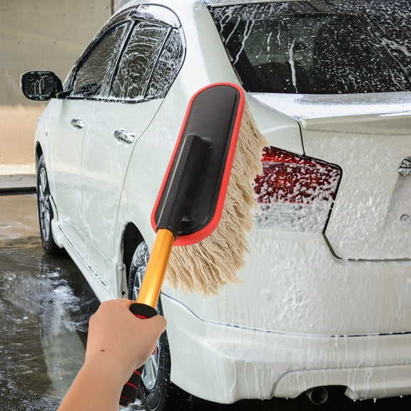 SWETRACE Cleaner Brush for Car Cleaning Beige 1Set
