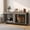 Gray, variant on EDX 54" Double Dog Crate Furniture for 2 Dogs,Heavy Duty Dog Kennel Furniture with Divider,Indoor Pet House End Table TV Stand with Extra Large Double Door,Rust
