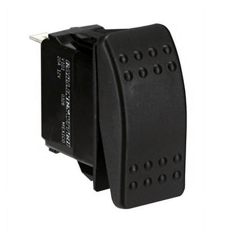 Paneltronics DPDT Interrupteur à Bascule Étanche avec LEDs - Noir
