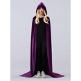 thumbnail image 4 of Fancy Cosplay Costumes Cosplay Costumes Velvet Cloak Long Hooded Cloak Halloween gift 110-130-150-170 Family-Match, 4 of 7