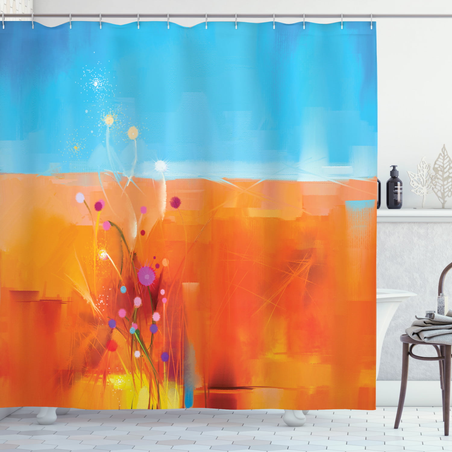 Details about   Vineyard Shower Curtain Cluster Ivy Fresh Print for Bathroom 
