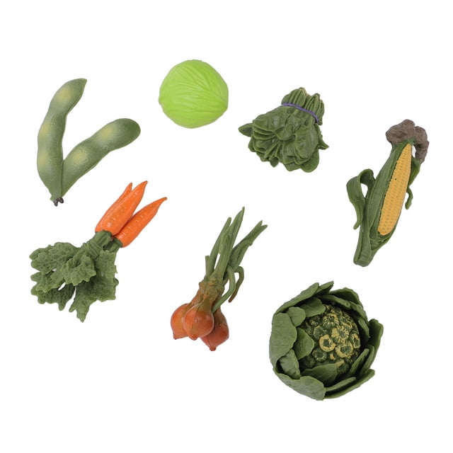 Juego De Vegetales Artificiales, Educativo Temprano, Interesante Mano De Obra Fina, Rompecabezas Innovador, Juego De Vegetales Simulados, 7 Piezas Para Niños