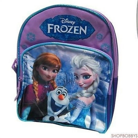 - Disney Frozen Anna & Elsa Girls Juniors Backpack Purple - 12 Inch