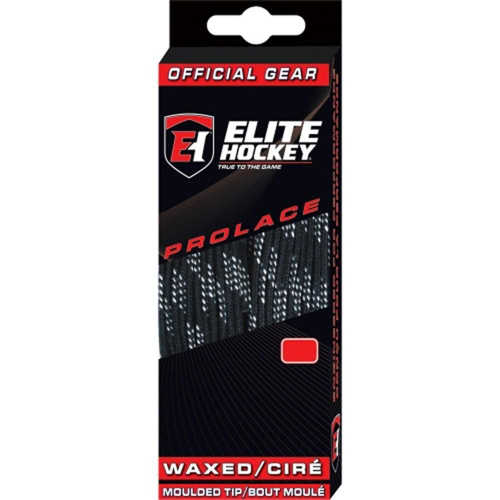 Elite Hockey Color Choice Non-Waxed Molded Tip Ice Hockey Skate Laces Prolace One Pair