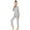 Grey, variant on REDARER Kids' Long Sleeve Pajama Set Button-Down Top & Pants Soft Loose Fit Sleepwear for Boys & Girls,5-6 Years