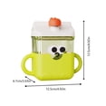 thumbnail image 4 of lanema Learning drink cup, baby specific straw cup with handle, leak proof and drop proof, 4 of 14