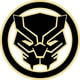 Autocollant - Marvel - Panthère Noire - Icône Logo 3.5" Autocollant S-mvl-0102 – image 1 sur 1
