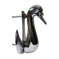thumbnail image 5 of Renovators Supply Brass Door Knockers for Front Door 7" Swan Shaped Chrome Plated Brass Door Knocker w/Screws, 5 of 7