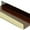 Chocolate Interior, variant on Rectangular Folding-Edges Pastry Board 5-1/16" Long with Chocolate Interior & Praline Exterior - Pack of 200