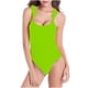 thumbnail image 2 of Trajes de baño de una pieza para mujer, traje de baño camisola de encaje de color sólido, traje de baño bikini sin espalda de cadera alta, traje de baño para mujer, 2 of 4