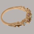 thumbnail image 4 of LBG British Made 14k Rose Gold Cultured Pearl & Pink Tourmaline Womens Statement Ring - 33 size options - Size 5.5, 4 of 7