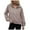 Khaki, variant on Ccpelsie Half Zip Sweatshirt Women Oversized Fleece Pullover Zipped Cute Sweatshirts with Pockets(Red,XL)