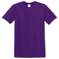 thumbnail image 4 of Gildan - Short Sleeve T-Shirt for Men's – 2XL Size | 100% Heavy Cotton Crew Neck Tee, Assorted Color T-Shirt, 5.3 Oz | Single Pack - Purple, 4 of 5