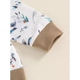 thumbnail image 6 of aturustex Little Boy Casual Sweat Suits Outfits 6M-4T Toddler Long Sleeve Sweatshirts Duck Print Pullovers Crew Neck Tops and Sweatpants Elastic PantsTracksuits Kids Loose Daily Fall Clothes, 6 of 8