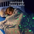 thumbnail image 4 of Manta Joiedomi Glow in Dark Star, 127 x 152 cm, franela suave, 4 of 7