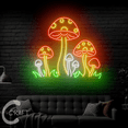 thumbnail image 2 of C-CRAFT Mushroom Neon Led Light Up 27 inch for Bedroom Wall Decor, 2 of 5