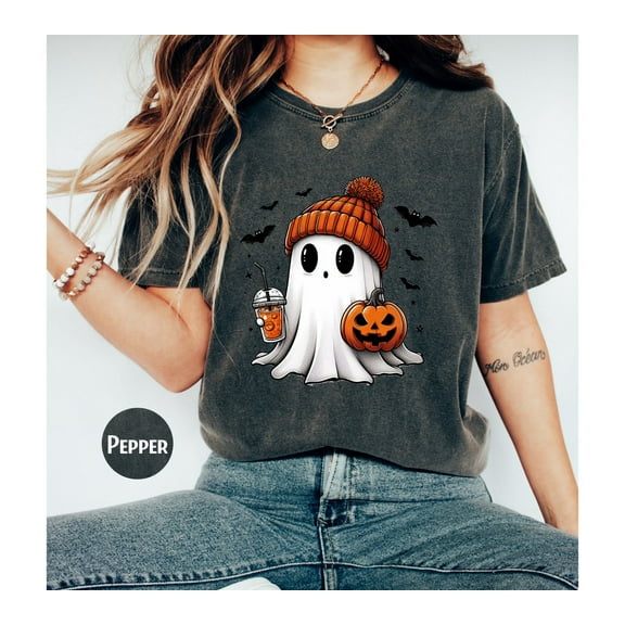 Cute Ghost Shirt, Halloween Ghost Shirt, Womens Halloween Shirt, Cute Fall Shirt, Spooky Season Shirt, Gift For Halloween