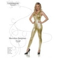 thumbnail image 3 of Adult  Sleevless Gold Metallic Women Jumpsuit Small, 3 of 3