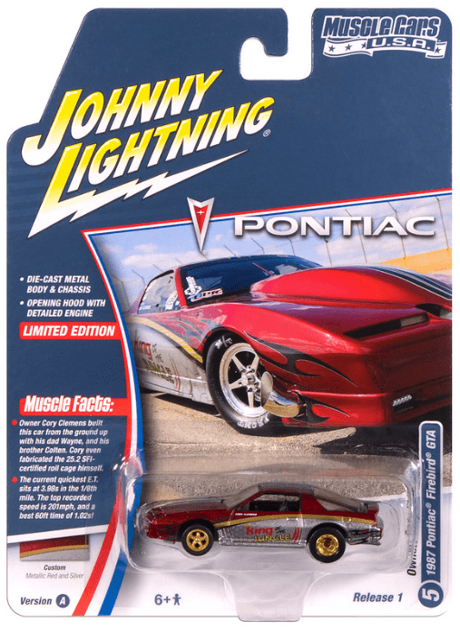 Johnny Lightning 1963 Ford Galaxie 500 - Black Muscle Car