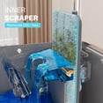 thumbnail image 6 of JOYMOOP Mop and Bucket Set with Wringer, Mops for Floor Cleaning, Wall Mop Cleaner with Long Handle, with 4 Reusable Microfiber Mop Pads - Grey+Cyan Blue, 6 of 9
