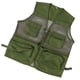 thumbnail image 3 of Chaleco militar de malla transpirable, duradero y con múltiples bolsillos para pesca al aire libre, XL, verde militar., 3 of 14