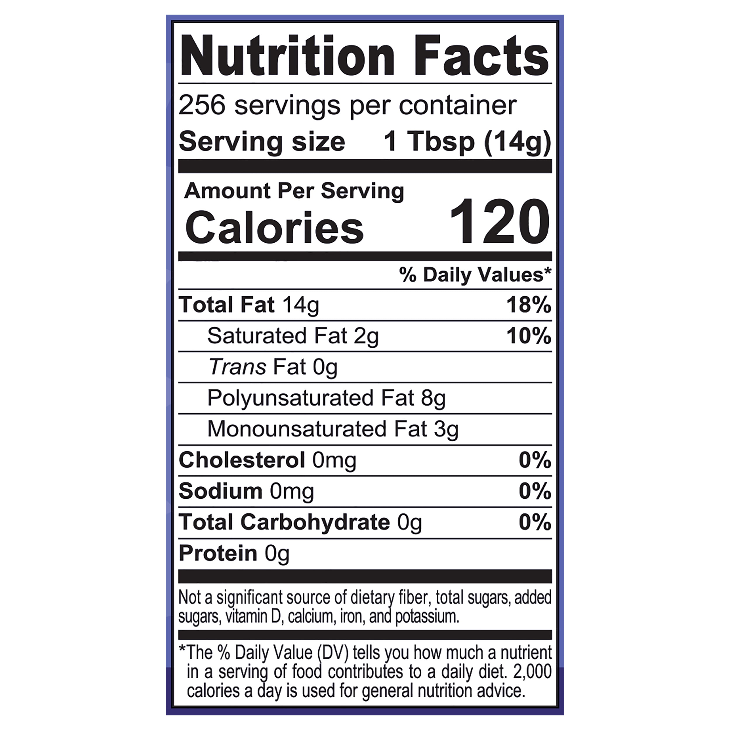 (4 pack) Ventura Foods LouAna Vegetable Oil, 128 oz