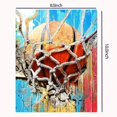 thumbnail image 2 of QTH Graffiti Basketball Wall Art - 8x10 Painting Canvas Art Prints, Set of 6, 2 of 4