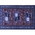 thumbnail image 1 of Ahgly Company Indoor Rectangle Persian Blue Traditional Area Rugs, 8' x 10', 1 of 4