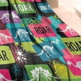 thumbnail image 3 of Colorful Dinosaurs Skeletons Text Pattern Blanket,Comfortable Soft Lamb Wool Throw Blanket,All Season,Warm Lightweight Blankets for Sofa Bed Couch Living Room Chair,30"x40", 3 of 4