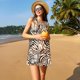 thumbnail image 3 of Disketp Watercolor Zebra para Vestido sin Mangas para Mujeres, Vestidos de Verano para Mujeres, Casual y Holgado para la Playa, 3 of 7