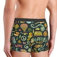 thumbnail image 3 of Uemuo Colorful Hippie Pattern Men's Boxer Briefs,Trunk Anti-Chafing,Comfortable, Durable, and Stylish Underwear-XX-Large, 3 of 9