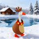 thumbnail image 4 of Trajes de ganso, reno, Papá Noel y muñeco de nieve de 7 pulgadas para el porche y estilos festivos, 4 of 6