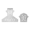 thumbnail image 2 of RC Car Chassis Armor, Protective RC Front Rear Chassis Armor Drilling Free Stainless Steel Scratch Resistant Rustproof  For 1/7 RC Vehicle, 2 of 8