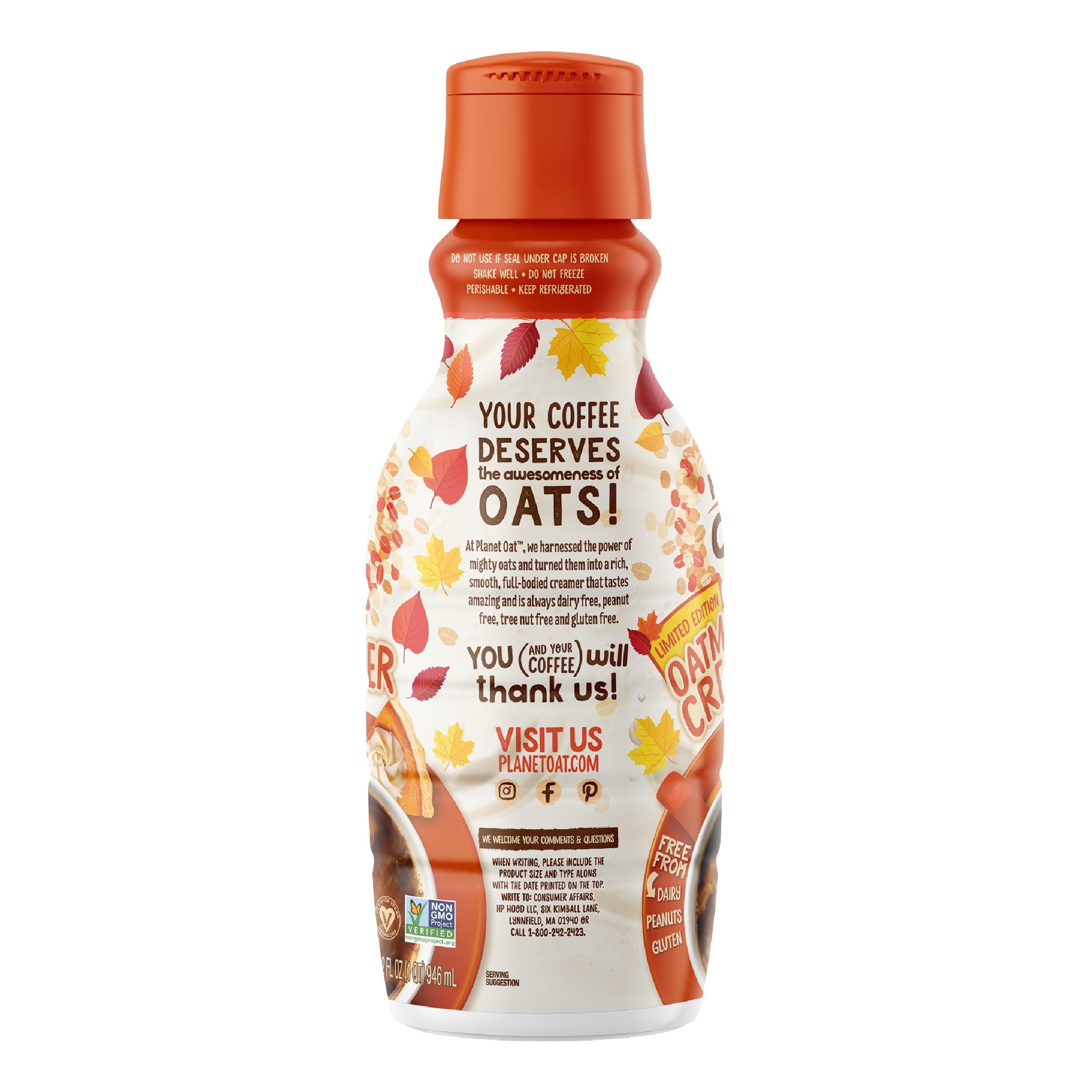 Planet Oat Pumpkin Spice Coffee Creamer 32oz